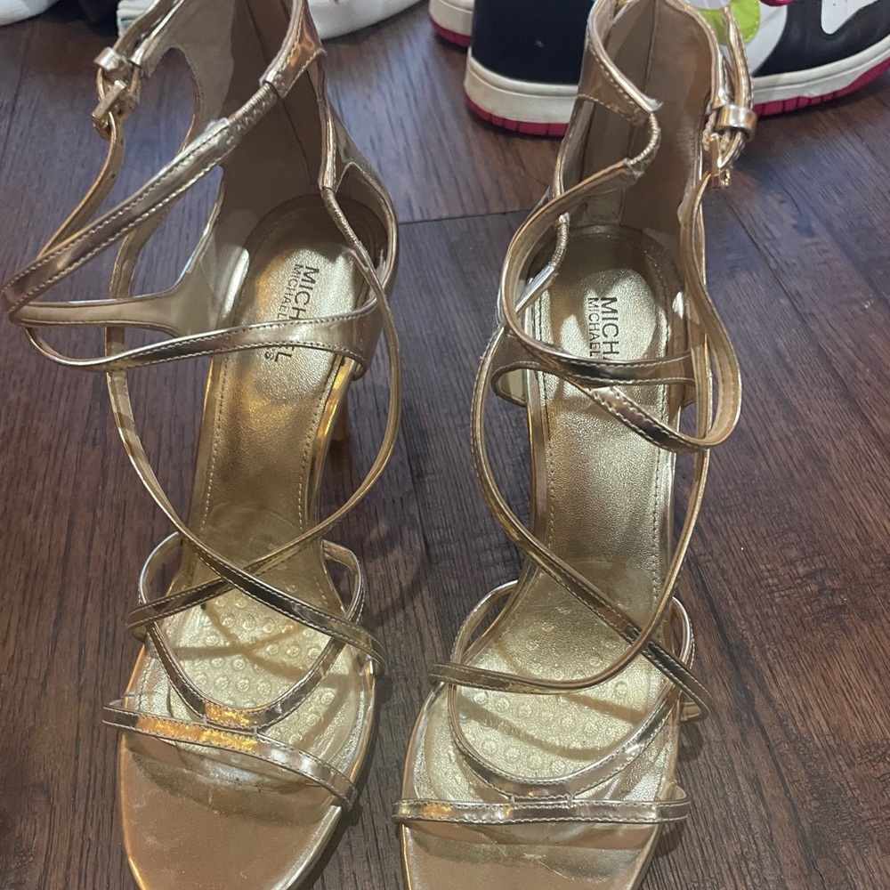 gold goddess Michael kors heals